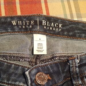 White House Black Market Dark Wash Jeans